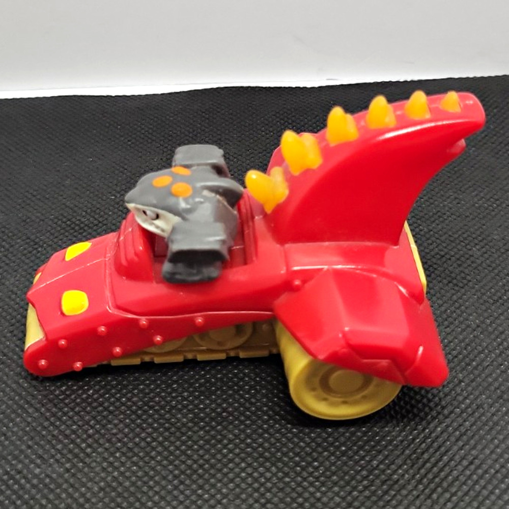 McDonald's 2016 Plastic Toy Car Vehicle Red Yellow Gray